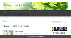 Desktop Screenshot of photosynthesiseducation.com