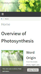 Mobile Screenshot of photosynthesiseducation.com